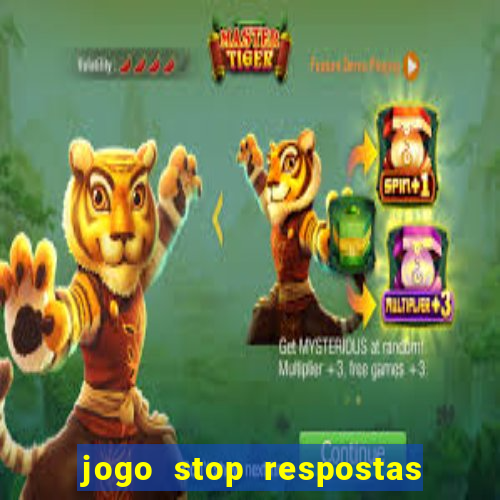 jogo stop respostas de a a z